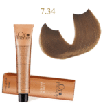 Oro Therapy 24K Color Keratin with Gold & Argan Oil  (Ammonia Free) 7.34 Altın Sarısı Bakır 100 ml